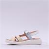 Wonders Mar Strappy Sporty Sandal - Beige White